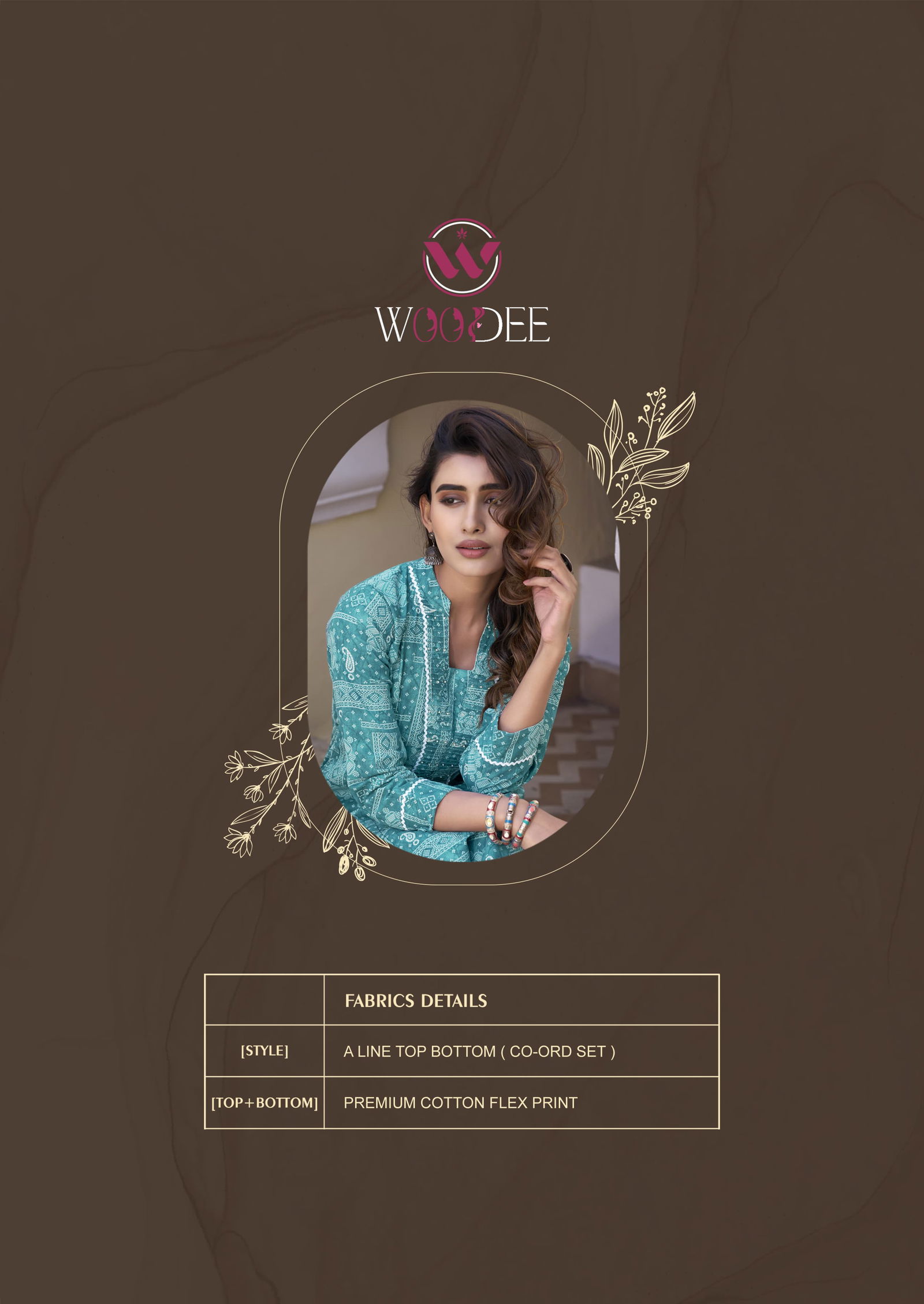 Aneri By Woodee Cotton Printed Kurti With Bottom Suppliers In India